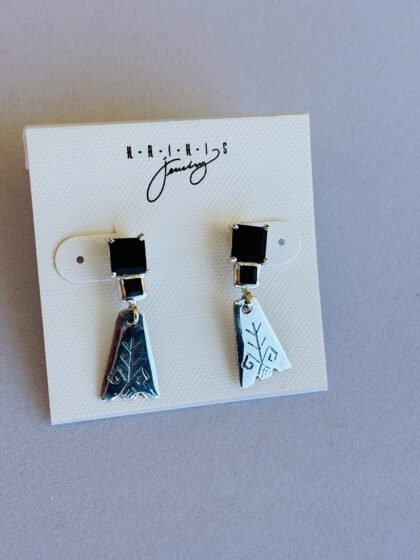 onyx earrings